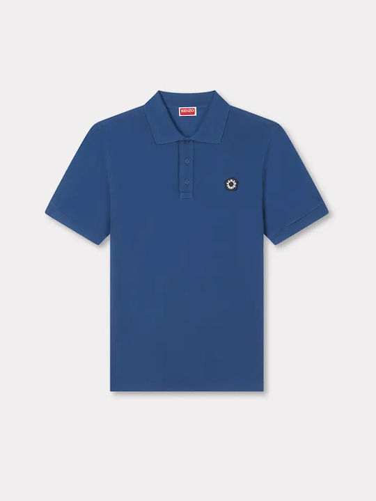 Boke Flower 2.0 Polo T-shirt Deep Sea Blue
