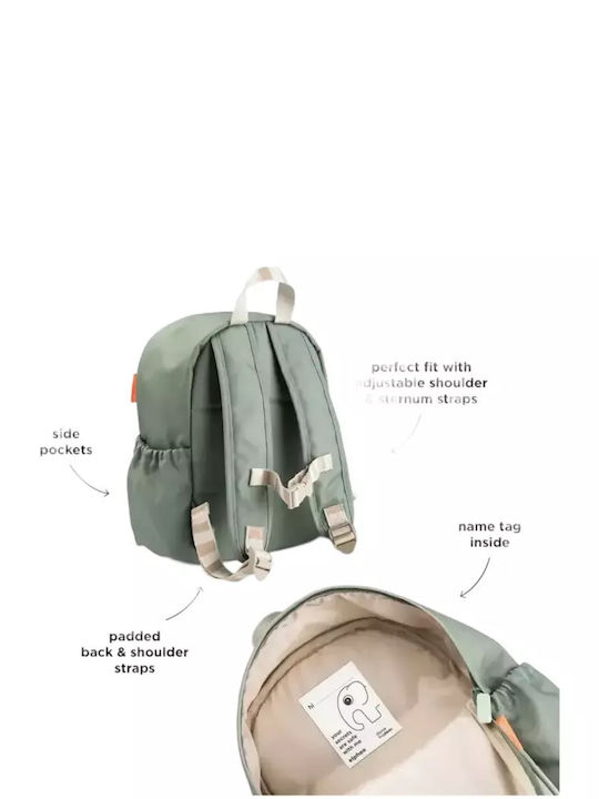 Done by Deer Kids Backpack Green 32x20x16cm