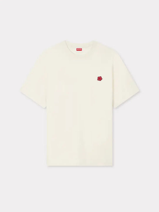 Boke Kurzarm T-Shirt Ecru