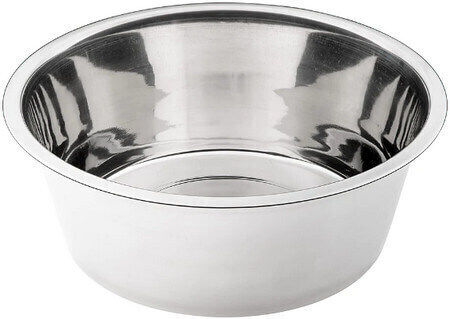 Ferplast Orion Stainless Steel Bowl Food & Water Slow Feeder for Dog & Cat 2.8lt 25cm in Silver Color