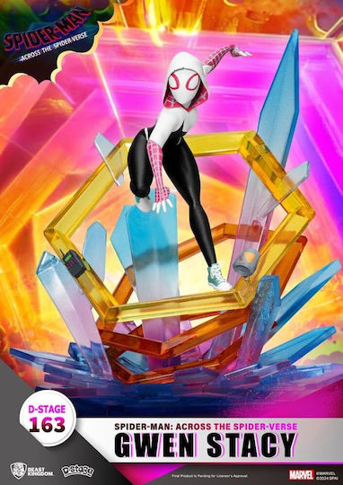 Marvel D-stage Spider-man Across Spider-verse Gwen Stacy Statue Figure 15cm