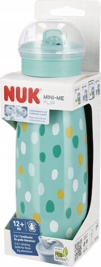 Nuk Biberon Educațional din Plastic Turcoaz 450ml