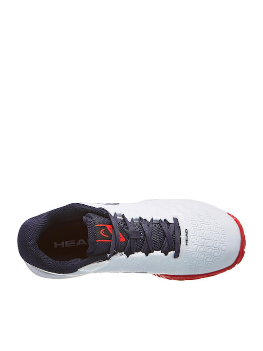 Revolt Pro Kids Sports Shoes Tennis with Laces White