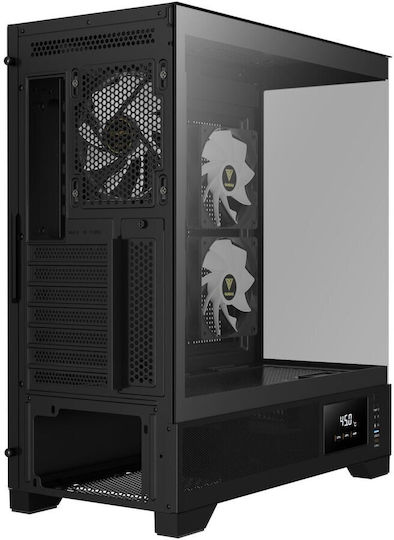 Gamdias ATLAS M1 Gaming Midi Tower Κουτί Υπολογιστή με ARGB Φωτισμό Μαύρο