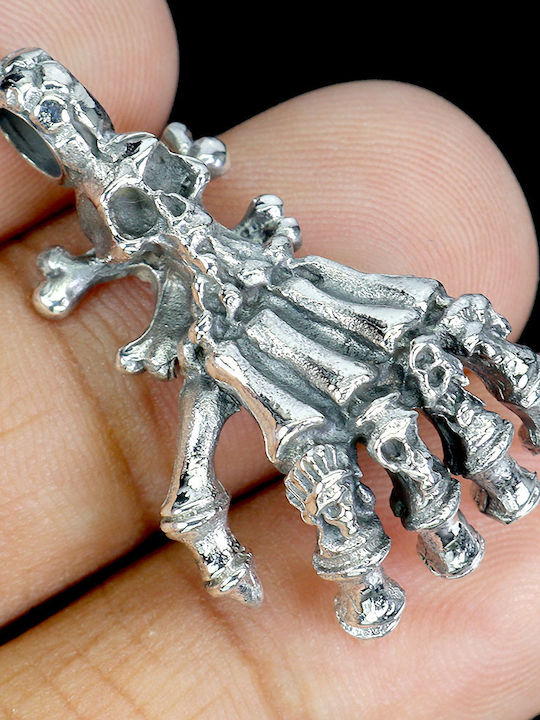 Silver Pendant Skull Skeleton Skeleton Hand Halloween 925 Silver Pendant Skull Skeleton Skeleton Hand Halloween 925
