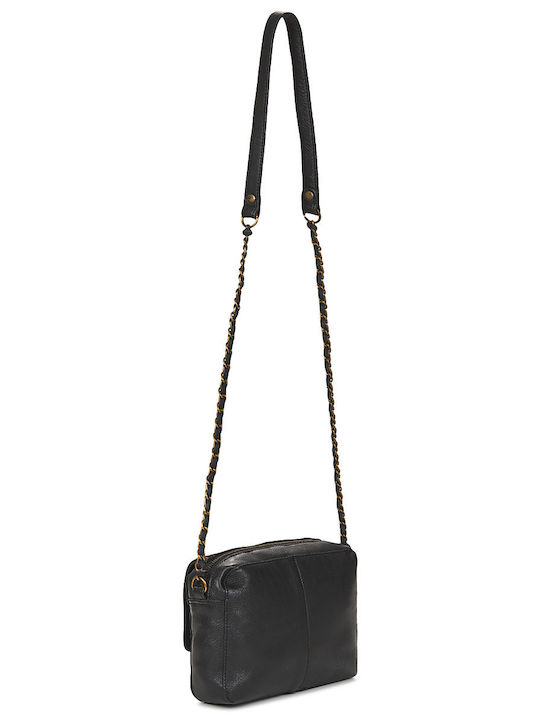 Leather Women's Shoulder Bag Black