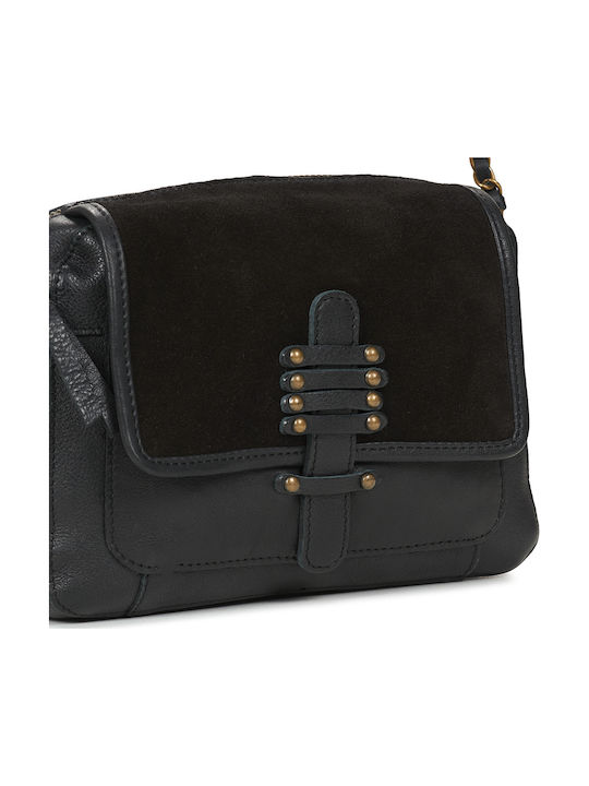 Leather Women's Shoulder Bag Black