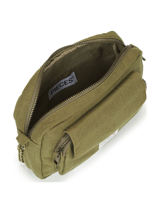 Damen Schultertasche Khaki