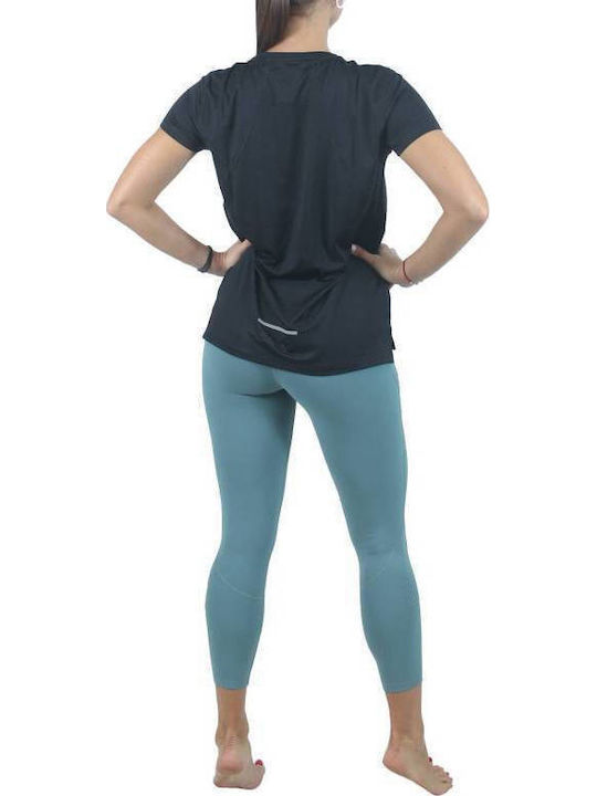 Damen Sportlich T-Shirt Black