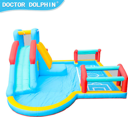 Fun Baby Φουσκωτό Doctor Dolphin με Τραμπολίνο & Τσουλήθρα για 3+ Ετών