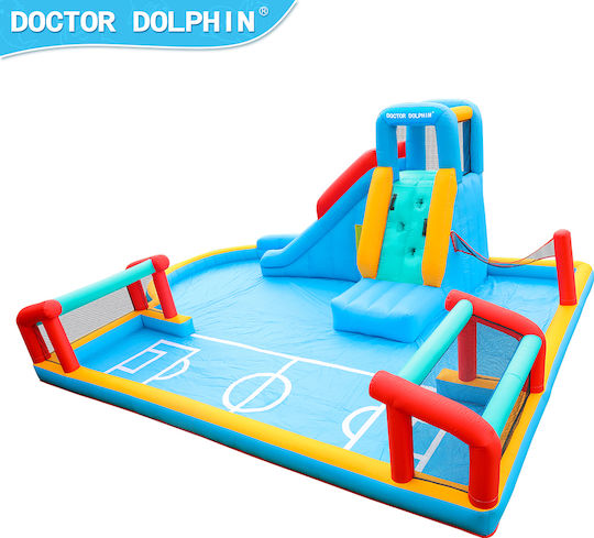 Fun Baby Φουσκωτό Doctor Dolphin με Τραμπολίνο & Τσουλήθρα για 3+ Ετών