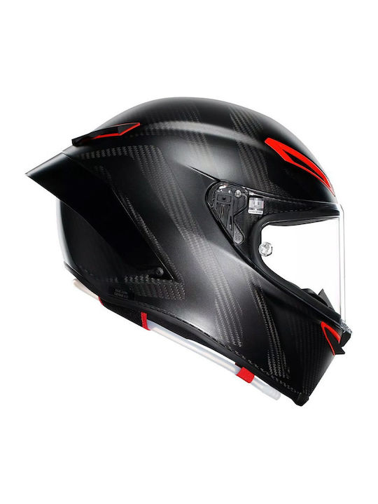 AGV Pista Gp Intrepido Carbon Black Red Motorcycle Helmet Full Face DOT ECE 22.06 1450gr with Pinlock