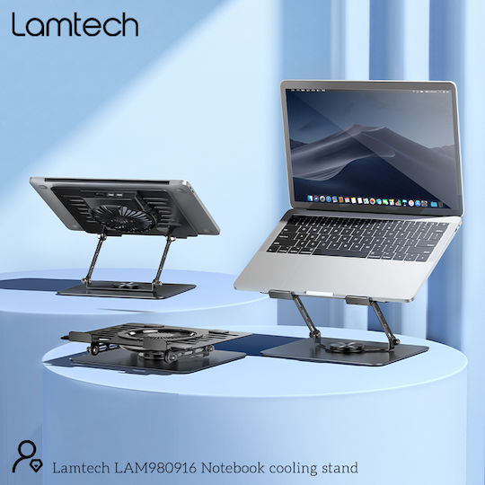 Lamtech Cooling Pad για Laptop έως 17" με 1 Ανεμιστήρα και Φωτισμό LAM980916