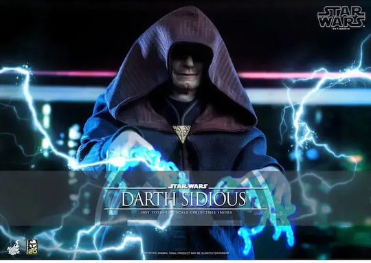 Hot Toys Star Wars Darth Sidious The Clone Wars Action Figure Height 29cm in Scale 1:6