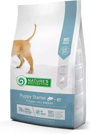 Nature's Protection Puppy Starter 2kg Dry Food Grain-Free for Puppies with Fish