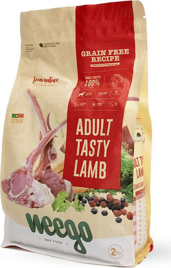 Weego Adult Tasty Grain Free Lamp 10kg Dry Food Grain-Free for Adult Dogs with Lamb