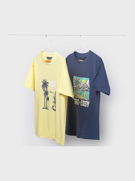 Set Kinder-T-Shirts Gelb