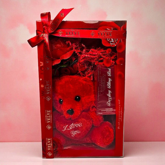 Pachet Special De Valentine „I Love You” Ursuleț De Pluș Ily Apă De Parfum 30 Ml Trandafir Decorativ În Cutie De Fereastră Pachet Special De Valentine „I Love You” Ursuleț De Pluș Ily Apă De Parfum 30 Ml Trandafir Decorativ În Cutie De Fereastră