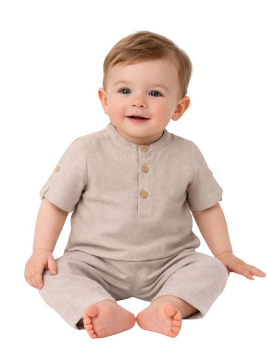Kinderbekleidungsset mit Sommerhose Beiges 2 Stück