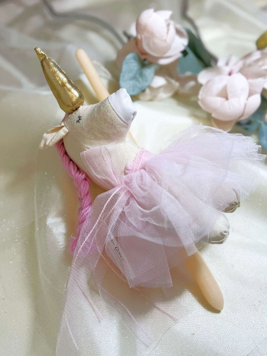 Scented Salmon Cloth Unicorn Candle
