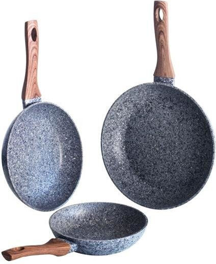 Berlinger Haus Aluminum Pans Set with Stone Interior Coating 3 Pieces