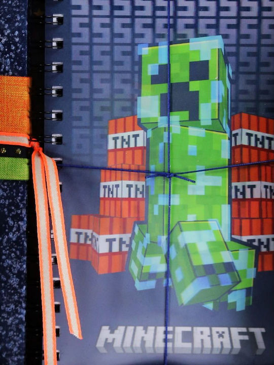 Πασχαλινή Λαμπάδα Minecraft Στρογγυλή