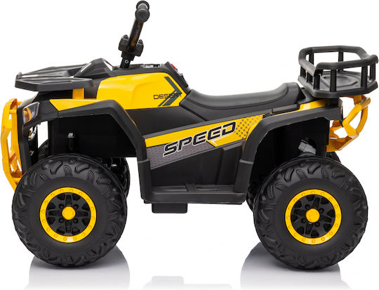 Kids Electric 4 Wheel Motorcycle 12 Volt Yellow