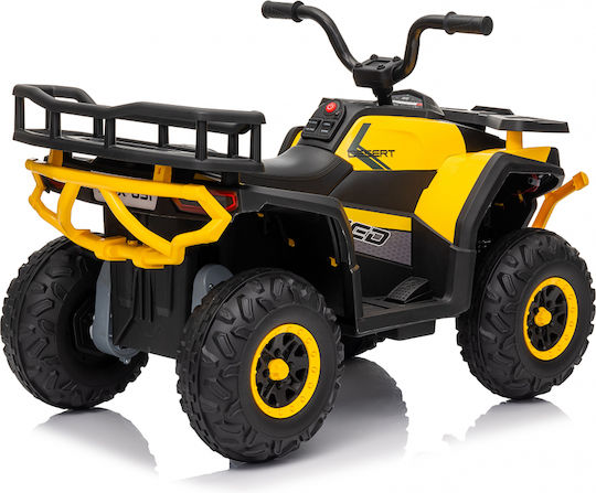 Kids Electric 4 Wheel Motorcycle 12 Volt Yellow