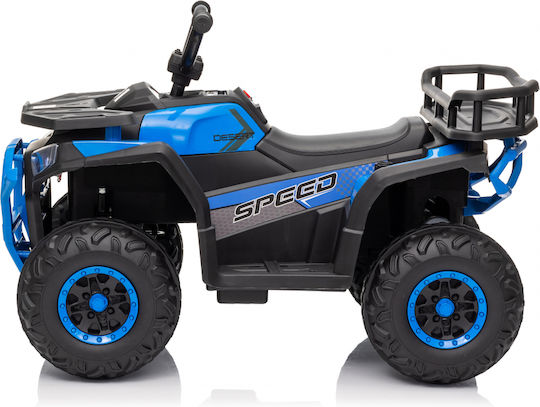 Kids Electric 4 Wheel Motorcycle 12 Volt Blue for 3+ Years