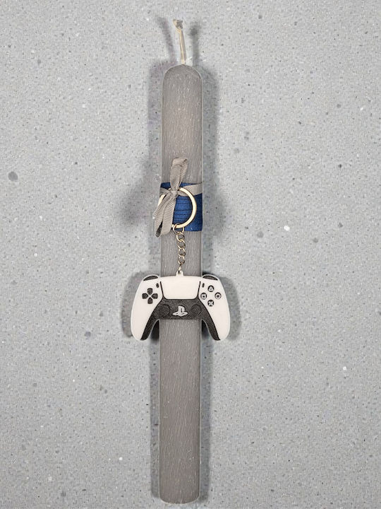 Lumanare Ovală Breloc Controller Playstation Bb2100033001159 Alb