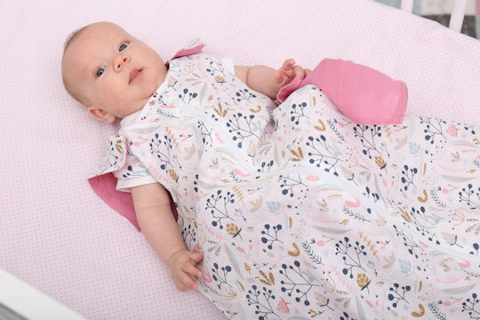 BabyMam Umărul Burp Cloth Roz 30x30 cm