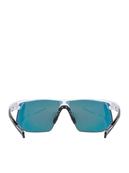 Uvex Men's Sunglasses with Transparent Frame and Transparent Mirror Lens 5340109116