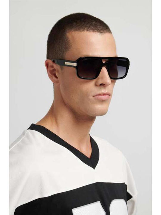 Dsquared2 Men's Sunglasses with Brown Horn-Rimmed Frame and Brown Gradient Lens D2 0197/S 086/9K