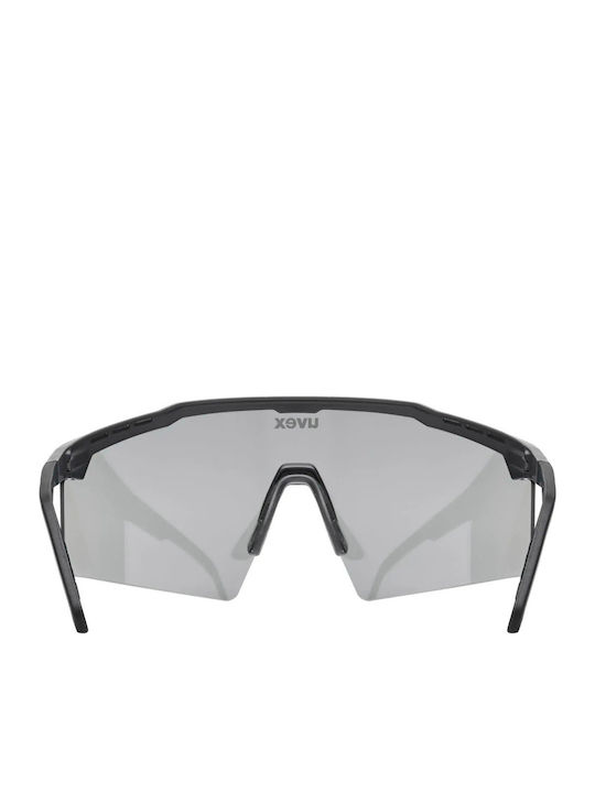 Uvex Men's Sunglasses with Black Frame and Black Mirror Lens 5340042216