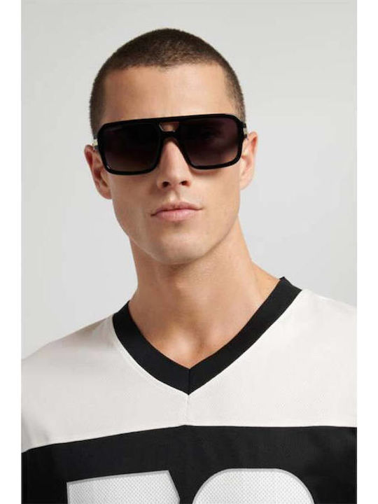 Dsquared2 Men's Sunglasses with Brown Horn-Rimmed Frame and Brown Gradient Lens D2 0197/S 086/9K