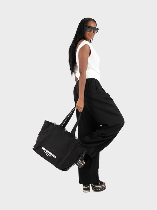 Rsg Stoff Damen Tote Tasche Schwarz