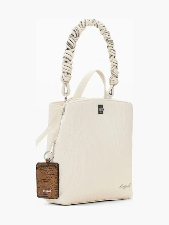 Set Women's Satchel Bag Beige Crude