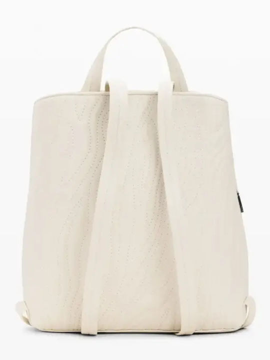 Set Women's Satchel Bag Beige Crude