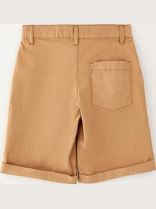 Kids Fabric Beige Shorts/Bermuda