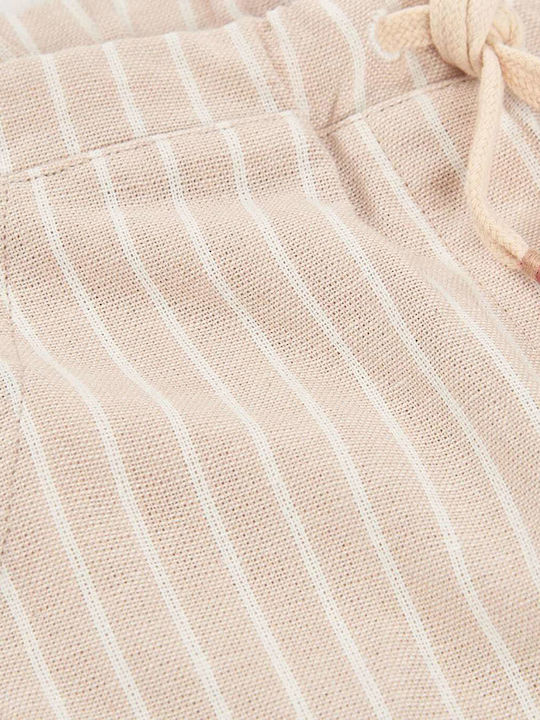 Kinderhose Leinen Beigefarben