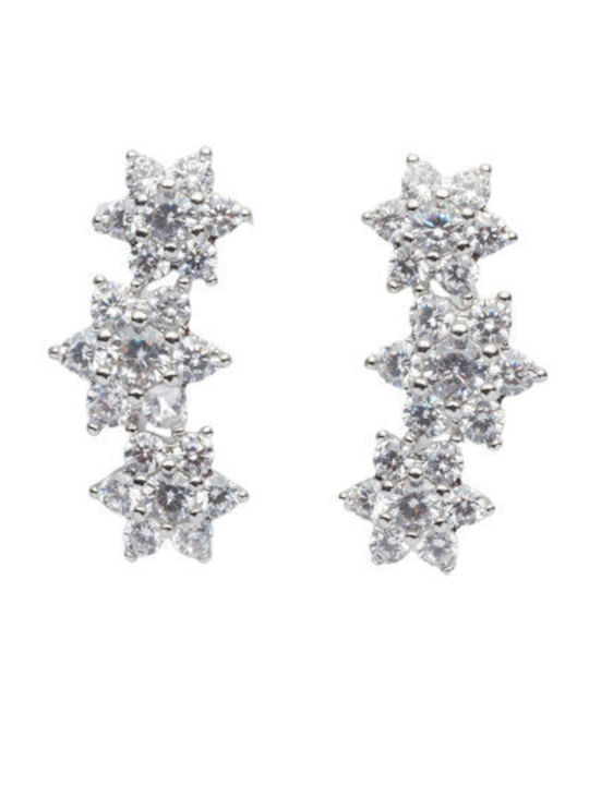 U.S. Polo Assn. Set Earrings Hoops with Stones