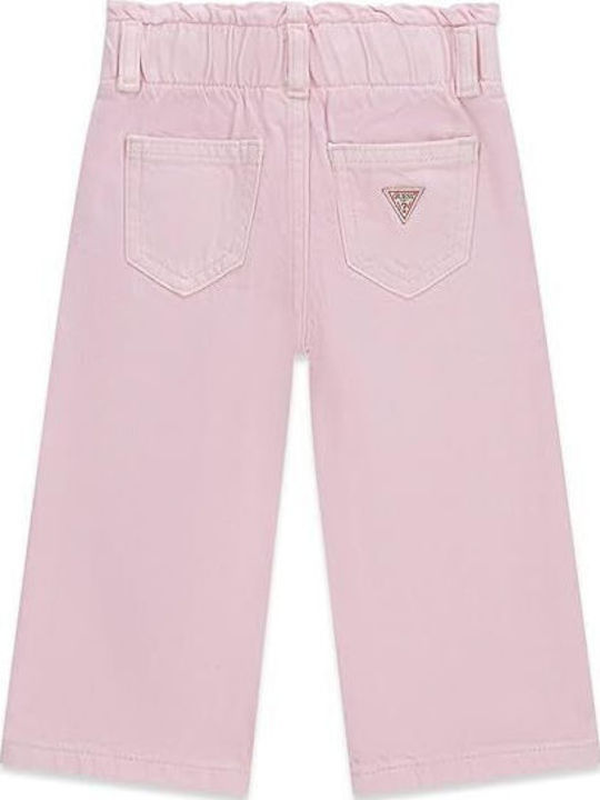 Kids Denim Trousers Pink