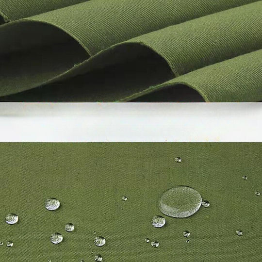 Alista Home Acoperiș pentru Foișor Verde cu Acoperire PVC 3x3m