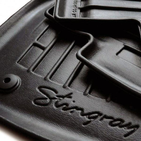 Race Action Car Mats Dacia Duster III P1310 2024-2026 5-Door Rubber Raised Sides Protective Fasteners Material Rubber Passenger Cars 2 Pieces 5018442/st
