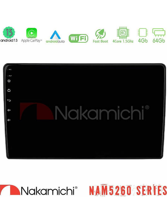 Nakamichi Car Audio System for Skoda Superb 2008-2015 Bluetooth USB AUX WiFi GPS Apple CarPlay Android Auto with 9" Touch Screen
