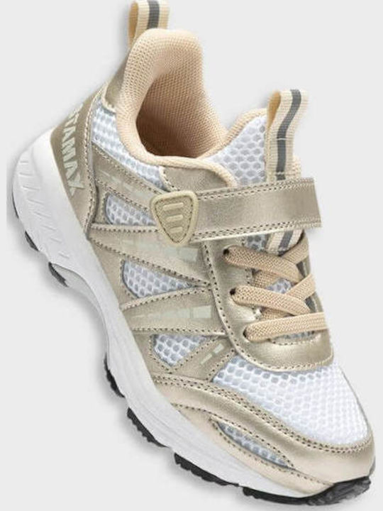Αθλητικά Παιδικά Παπούτσια Running με Σκρατς Λευκά