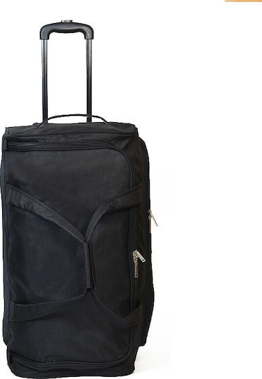 Airtex Paris Sack Voyage 43lt Black with Wheels Fabric Length 53cm Width 28cm Height 29cm