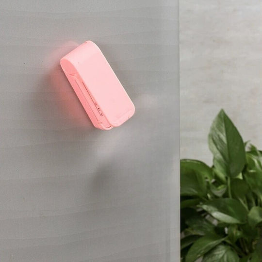 Mini Sigilator de Pungi cu Baterie Alista Home Sigilare Termică Spate Magnetic Portabil 9.7x3 Cm Roz