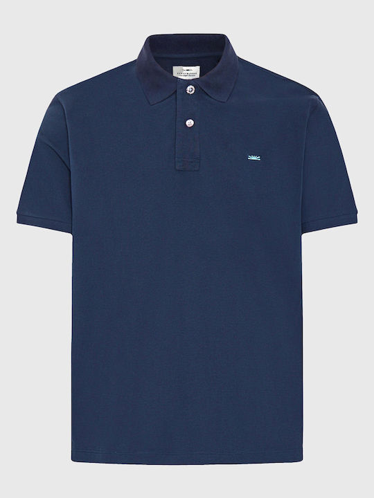 Polo Short Sleeve Navy Blouse