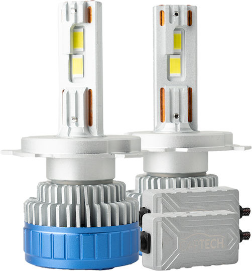 Cartech Lampă Auto și Motocicletă H4 LED 6500K Alb Rece 140W